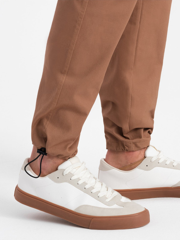 Ombre Clothing Hnedé pánske Cargo nohavice Ombre Oblečenie