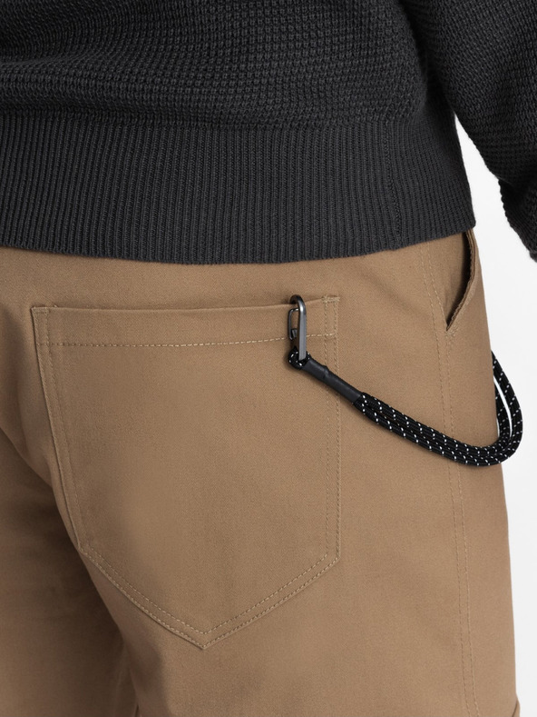 Ombre Clothing Hnedé pánske Cargo nohavice Ombre Oblečenie