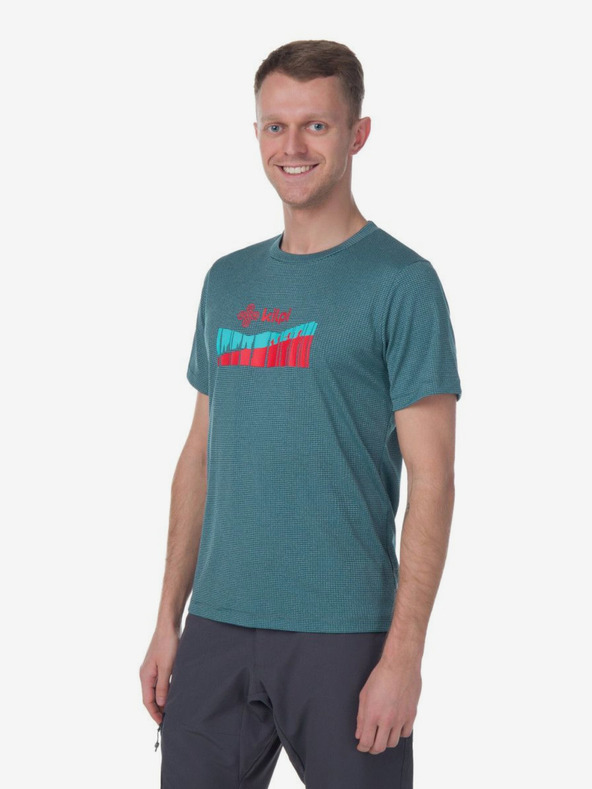 Kilpi Tmavošedé pánske športové tričko Kilpi GIACINTO