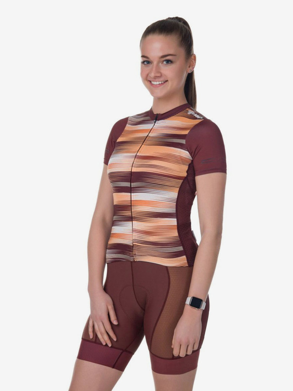 Kilpi Modro-ružový dámsky cyklistický dres Kilpi MOATE