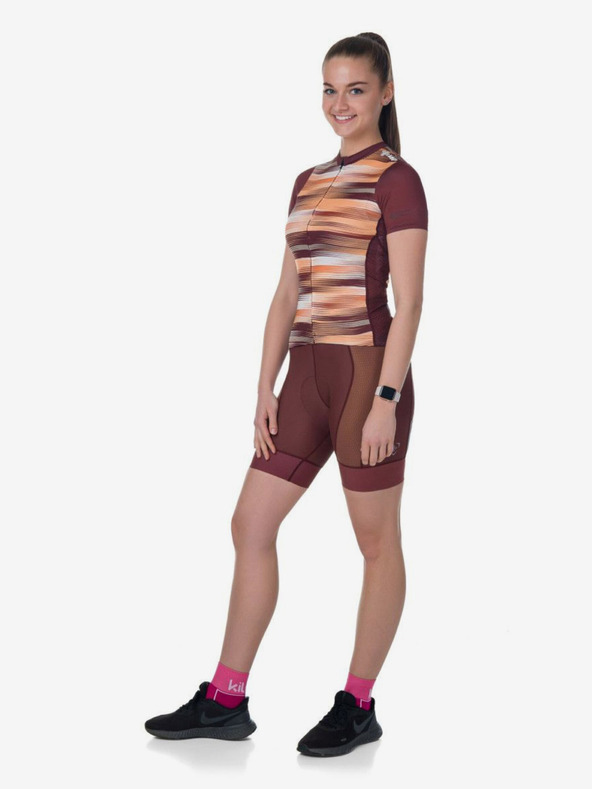 Kilpi Modro-ružový dámsky cyklistický dres Kilpi MOATE