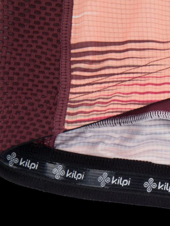 Kilpi Vínno-oranžový dámsky cyklistický dres Kilpi MOATE