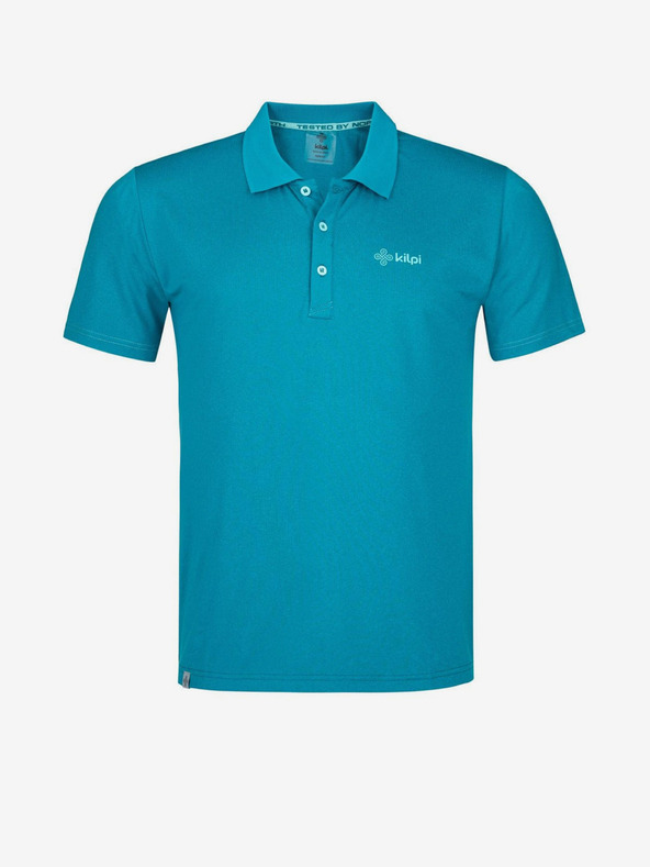 Kilpi Tyrkysové pánske športové polo tričko Kilpi COLLAR