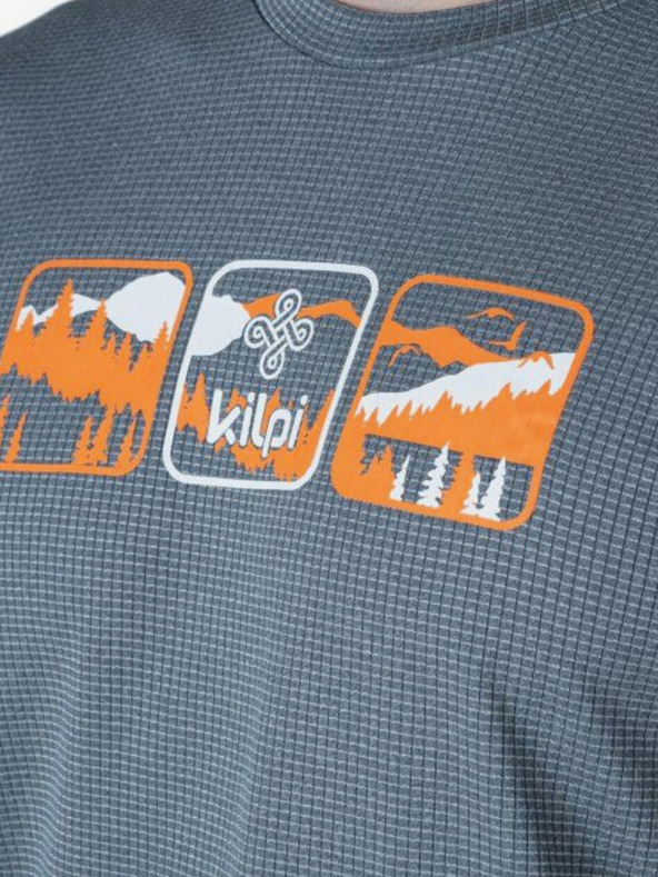 Kilpi Šedé pánske tričko Kilpi Giacinto-M