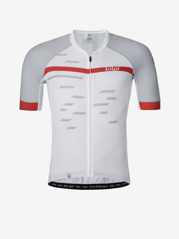 Kilpi Biely pánsky cyklistický dres Kilpi NERITO
