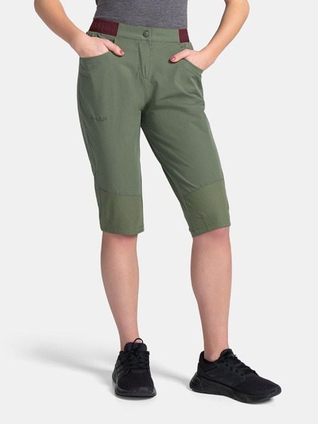 Kilpi Khaki Dámske outdoorové 3/4 nohavice Kilpi MEEDIN-W