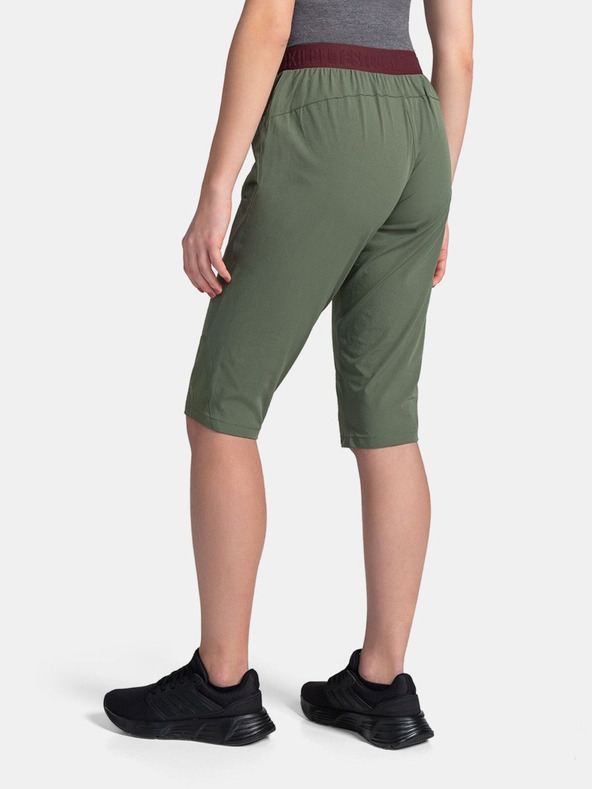 Kilpi Khaki Dámske outdoorové 3/4 nohavice Kilpi MEEDIN-W