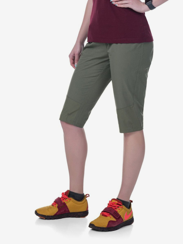 Kilpi Khaki Dámske outdoorové 3/4 nohavice Kilpi MEEDIN-W