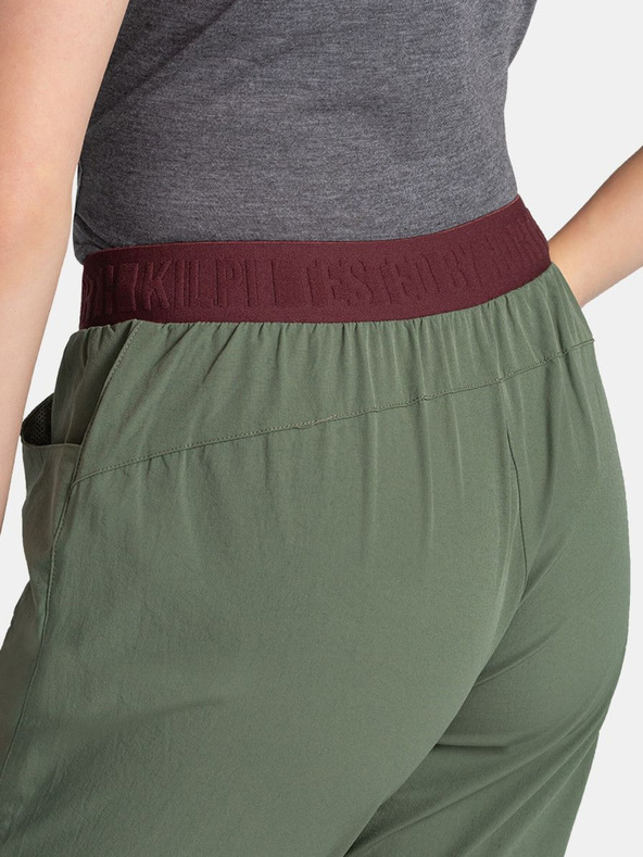 Kilpi Khaki Dámske outdoorové 3/4 nohavice Kilpi MEEDIN-W