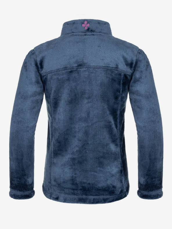 Kilpi Tmavomodrá dievčenská flísová mikina na zips Kilpi ERIN