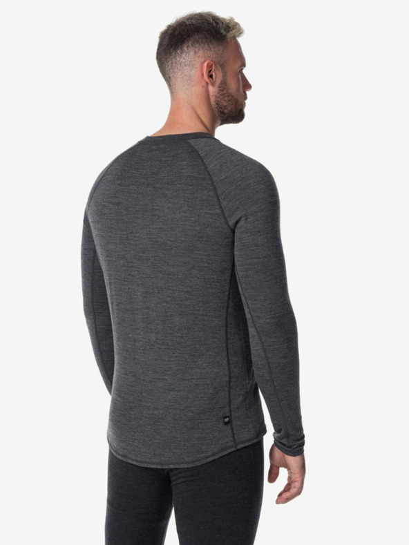 Kilpi Tmavomodré pánske termo tričko z vlny Merino Kilpi MAVORA TOP
