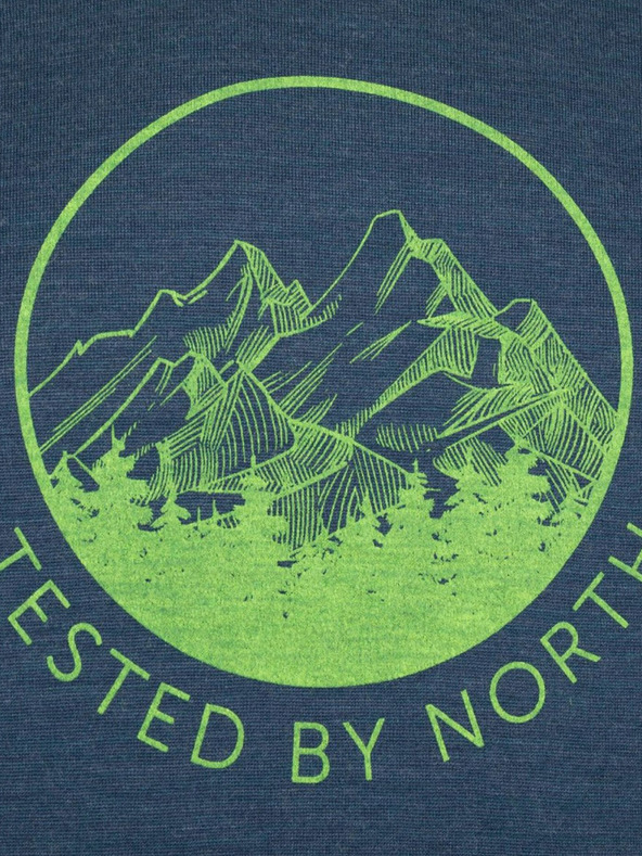 Kilpi Tmavomodré pánske termo tričko z vlny Merino Kilpi MAVORA TOP