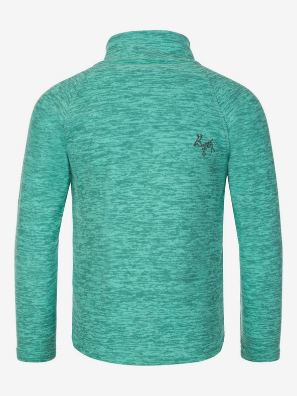 Kilpi Tyrkysová detská fleecová mikina Kilpi ALMERI-J