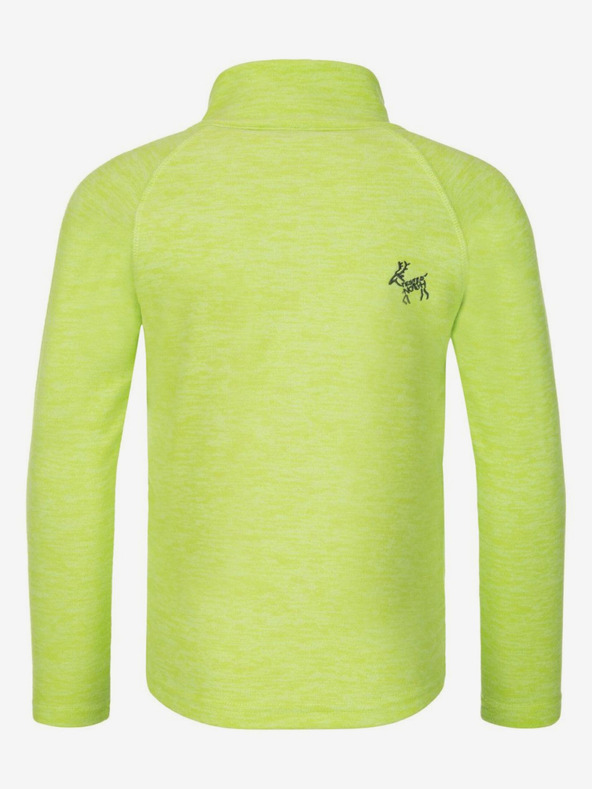 Kilpi Svetlozelená detská flísová mikina Kilpi ALMERI