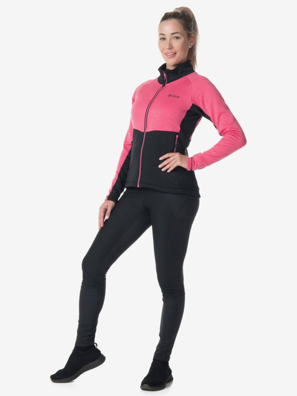 Kilpi Čierne dámske športové zateplené legíny Kilpi KARANG