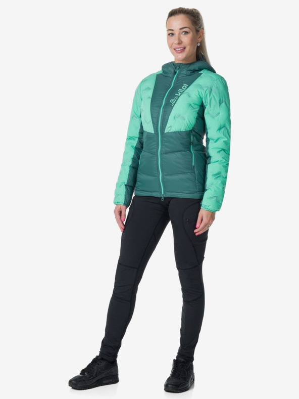 Kilpi Petrol dámska prešívaná páperová bunda Kilpi TEVERY