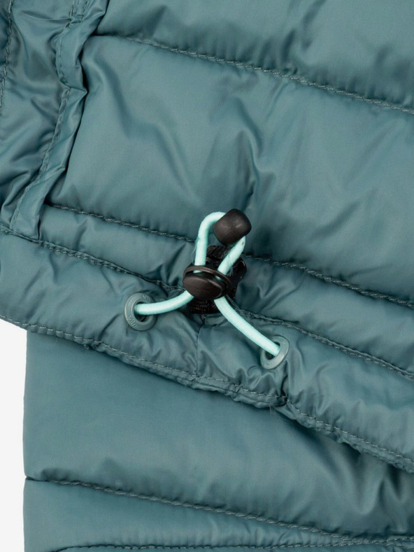 Kilpi Šedo-čierna dámska páperová bunda Kilpi PYRAMIDEN