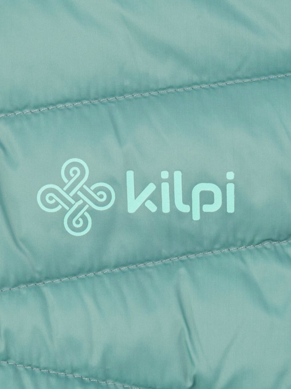 Kilpi Šedo-čierna dámska páperová bunda Kilpi PYRAMIDEN