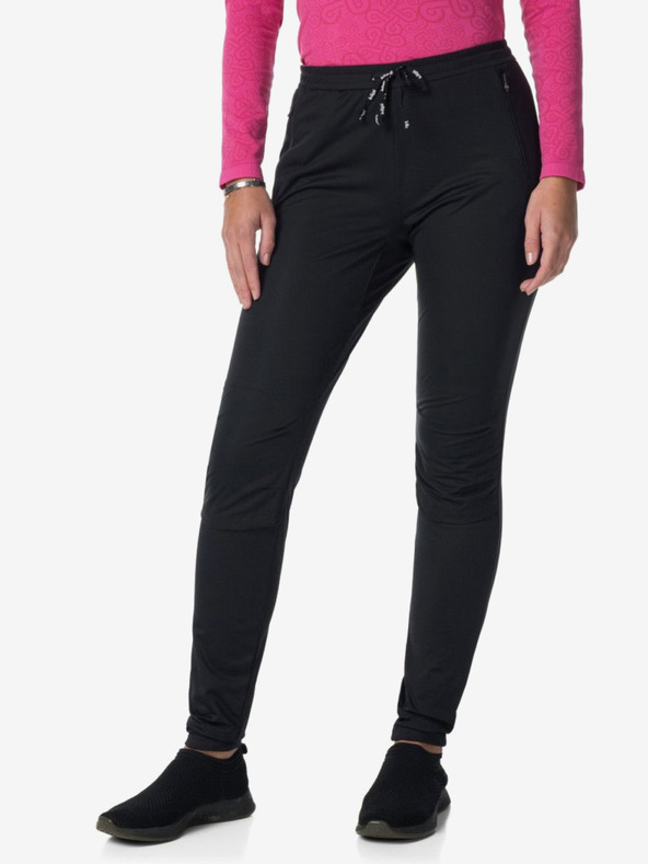 Kilpi Čierne dámske športové nohavice Kilpi NORWELL