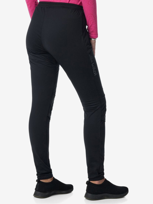 Kilpi Čierne dámske športové nohavice Kilpi NORWELL