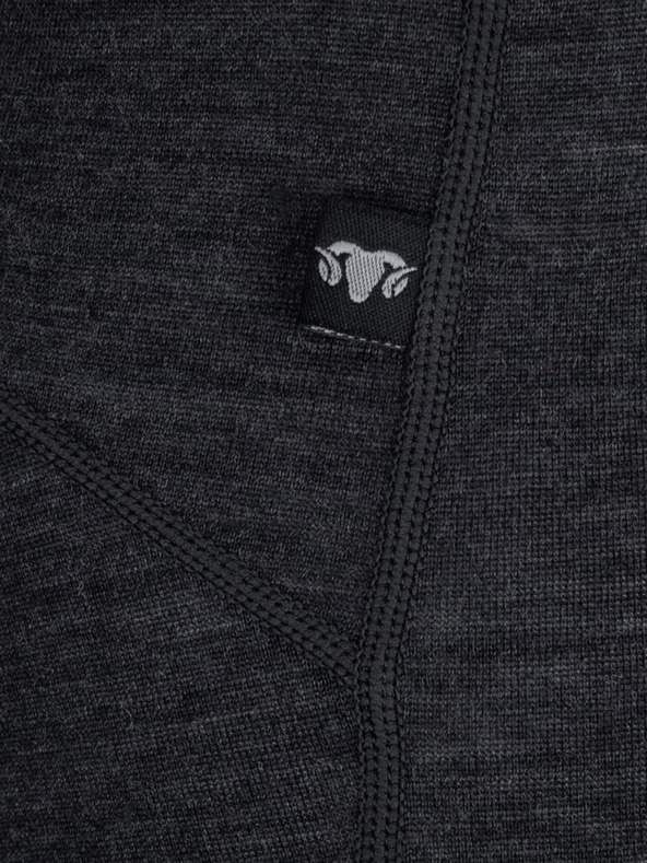 Kilpi Čierne pánske športové legíny z merino vlny Kilpi MAVORA BOTTOM