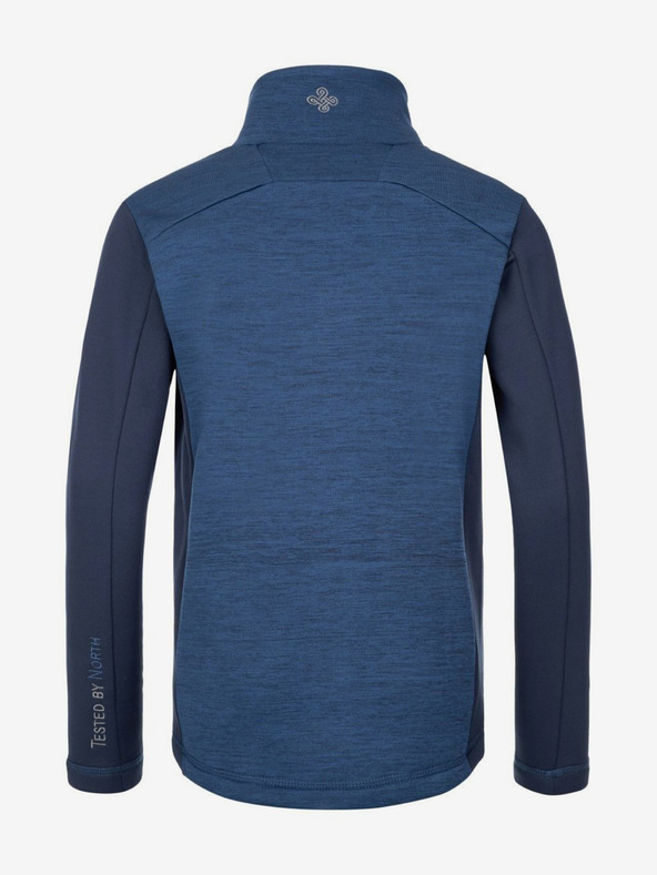 Kilpi Kilpi TOMMS tmavomodrá chlapčenská športová mikina na zips