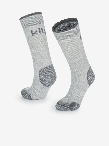 Kilpi Svetlosivé unisex termo ponožky Kilpi LECCO