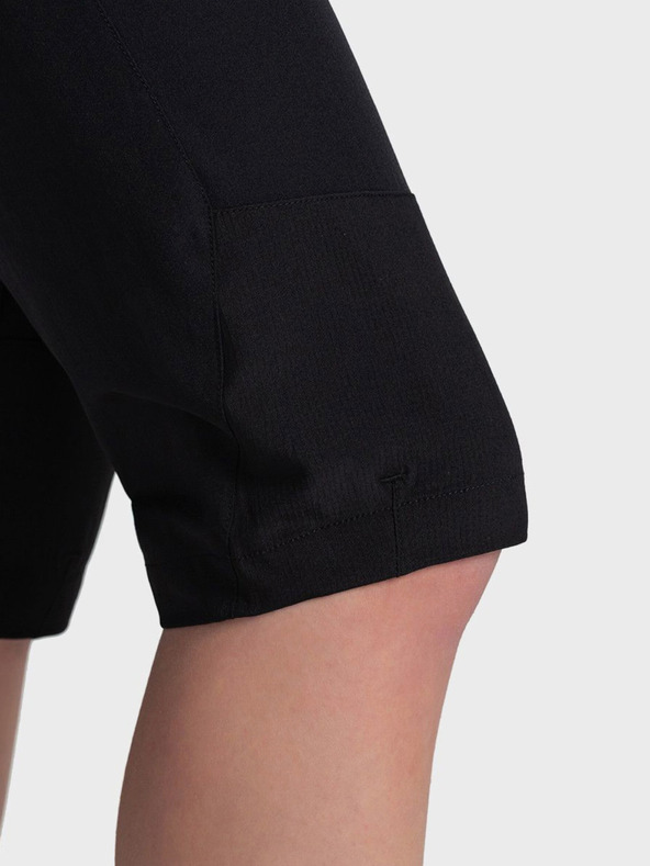 Kilpi Čierne dámske trojštvrťové športové nohavice Kilpi MEEDIN