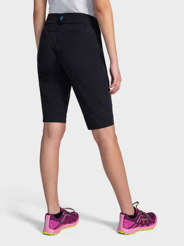 Kilpi Čierne dámske športové šortky Kilpi SYLANE