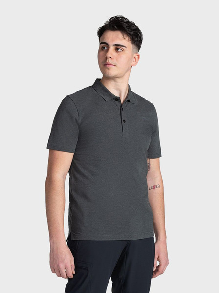 Kilpi Čierne pánske polo tričko Kilpi VILAR