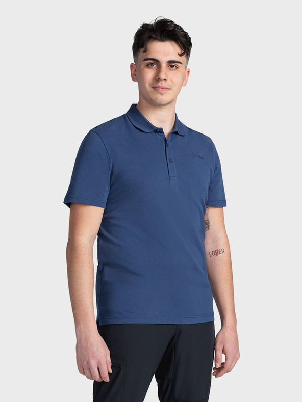 Kilpi Tmavomodré pánske polo tričko Kilpi VILAR