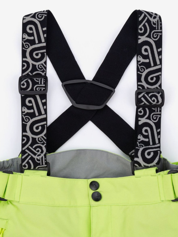 Kilpi Svetlozelené detské lyžiarske nohavice Kilpi GABONE