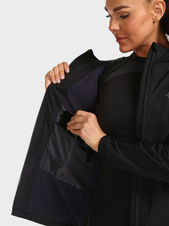 Kilpi Čierna dámska športová bunda Kilpi OLVERA