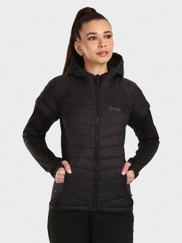 Kilpi Čierna dámska prešívaná bunda Kilpi VERONS