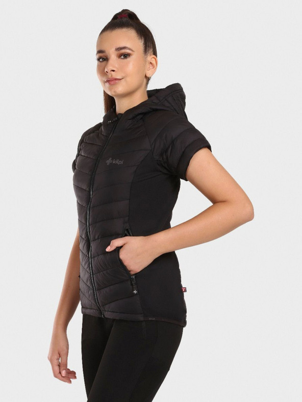 Kilpi Čierna dámska prešívaná bunda Kilpi VERONS
