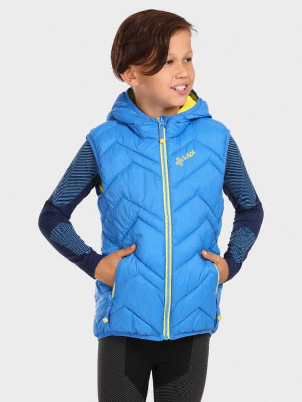 Kilpi Modrá chlapčenská prešívaná bunda Kilpi TOMM