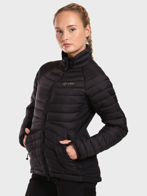 Kilpi Čierna dámska zimná prešívaná bunda Kilpi ACTIS