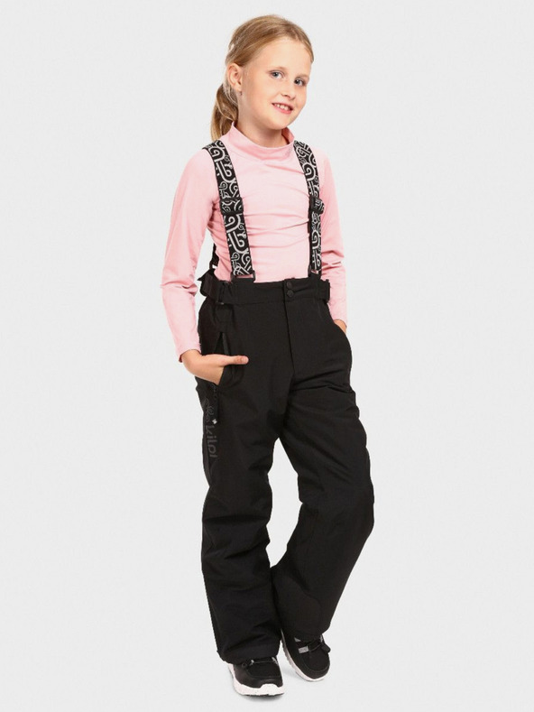 Kilpi Čierne detské lyžiarske nohavice Kilpi GABONE