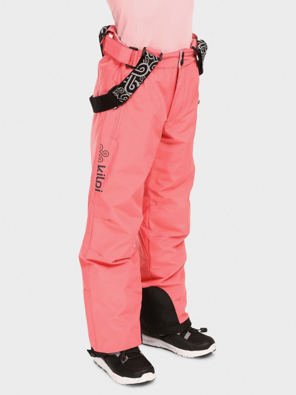 Kilpi Ružové dievčenské lyžiarske nohavice Kilpi GABONE