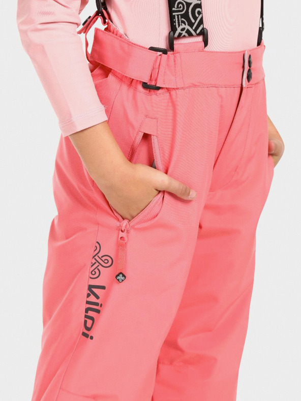 Kilpi Ružové dievčenské lyžiarske nohavice Kilpi GABONE