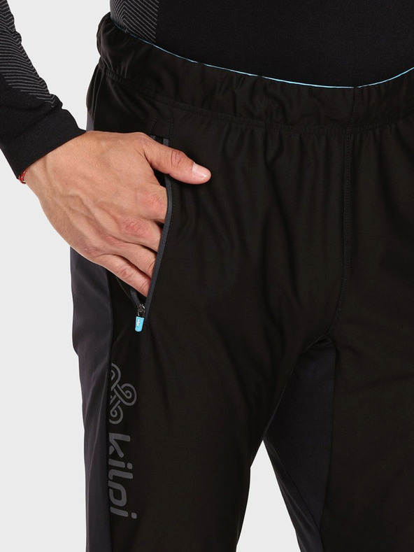 Kilpi Čierne pánske športové nohavice Kilpi NORWEL