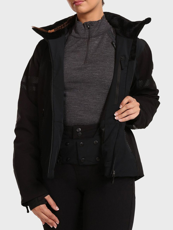 Kilpi Čierna dámska lyžiarska bunda Kilpi LORIEN