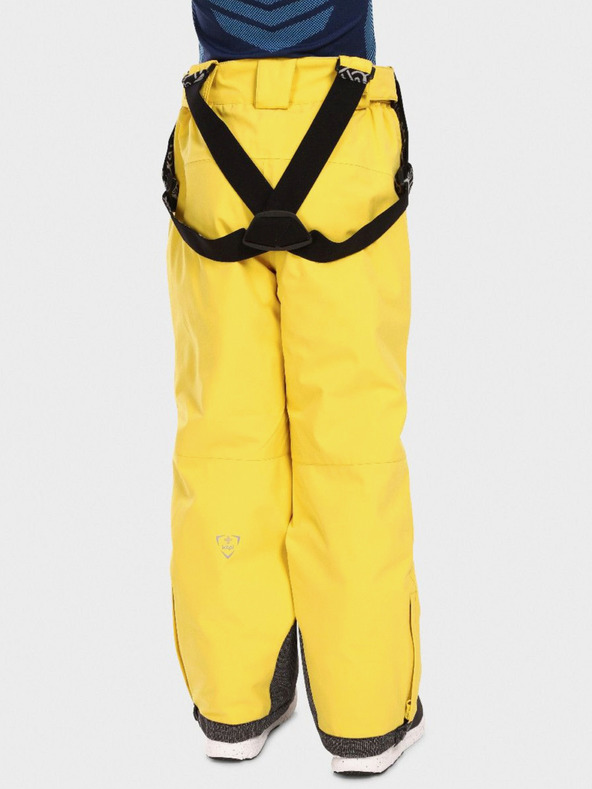 Kilpi Žlté chlapčenské lyžiarske nohavice KILPI MIMAS