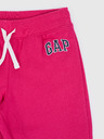 GAP Detské tepláky fleece logo army GAP