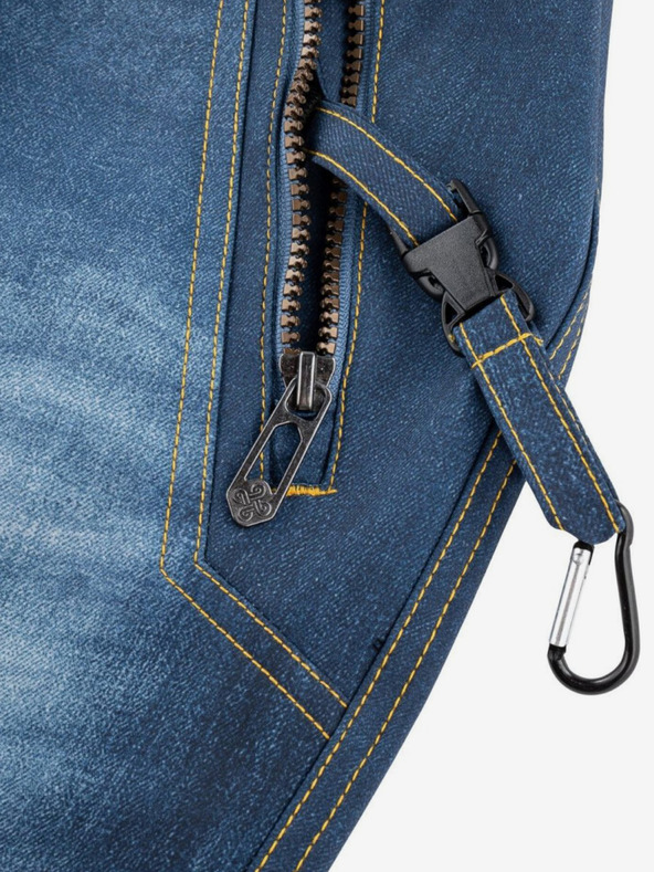 Kilpi Pánske softshellové lyžiarske nohavice Kilpi JEANSO-M Dark Blue