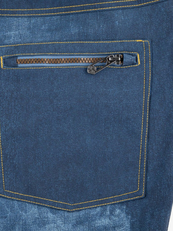 Kilpi Pánske softshellové lyžiarske nohavice Kilpi JEANSO-M Dark Blue