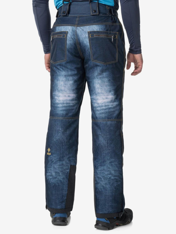 Kilpi Tmavomodré pánske lyžiarske nohavice Kilpi DENIMO