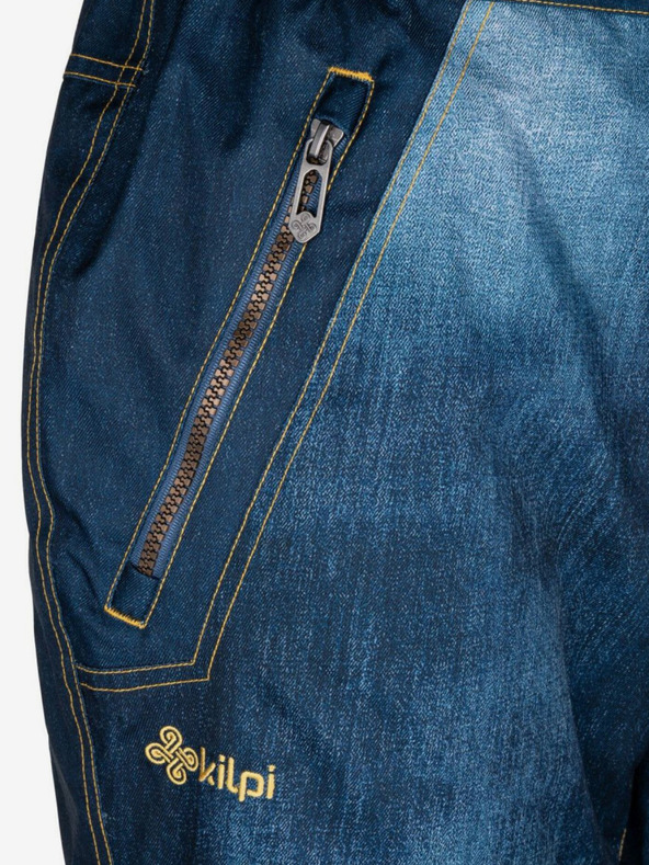 Kilpi Tmavomodré pánske lyžiarske nohavice Kilpi DENIMO