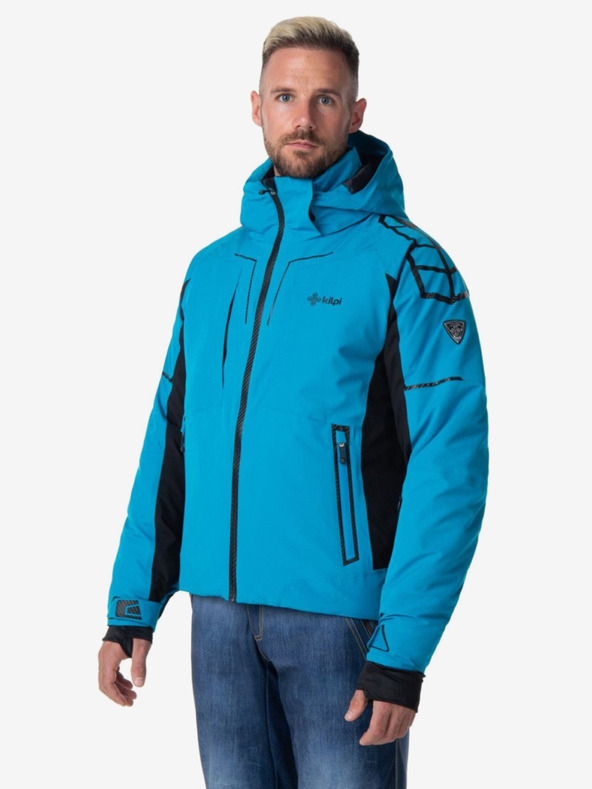 Kilpi Tmavomodré pánske softshellové lyžiarske nohavice Kilpi JEANSO