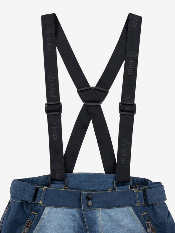 Kilpi Tmavomodré pánske softshellové lyžiarske nohavice Kilpi JEANSO